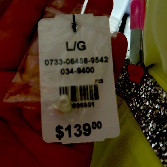 Le Chateau Yellow Halter Pleated Cocktail Dress - Picture 15 of 16